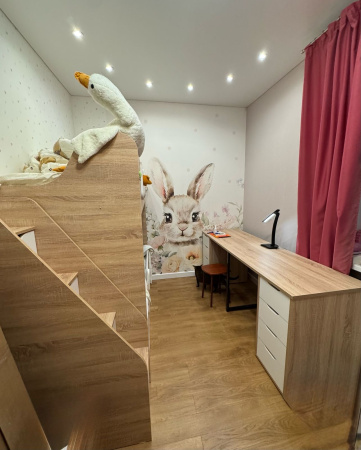 Стол Дуэт 2200 мм (две тумбы) белый + опора черная от Династия Kids