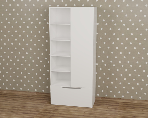 Шкаф-стеллаж коллекции Мозаика-2  от Династия Kids