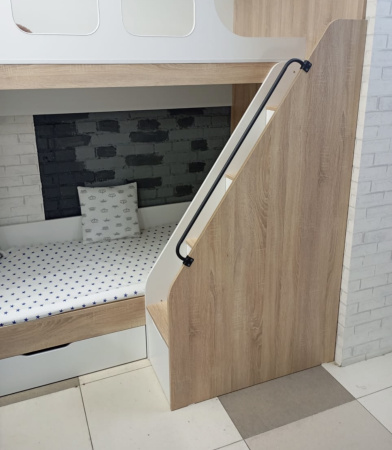 Поручень 640 мм (металл черный муар)  от Династия Kids