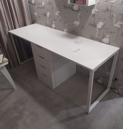 Стол Дуэт 2400 мм (дуб каньон + опоры черные) от Династия Kids