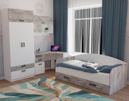 Стеллаж коллекции мебели Гранд от Династия Kids