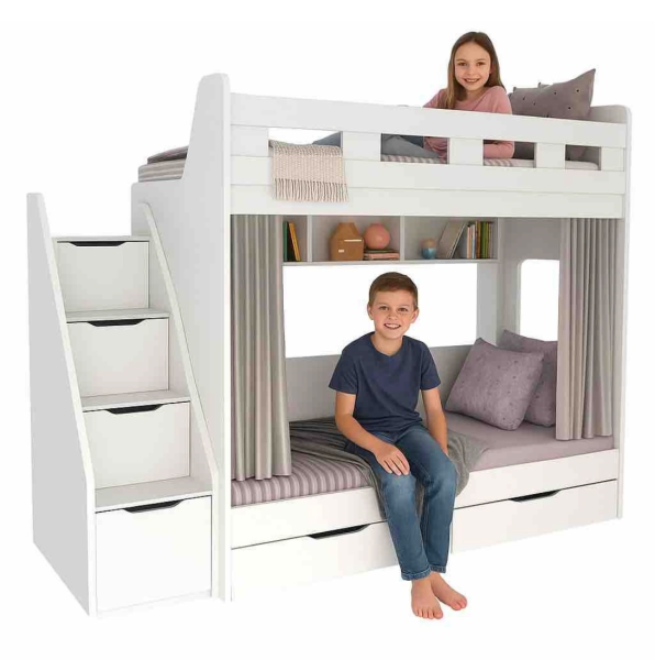 Двухъярусная кровать Твинс 190х90 (цвета разные)