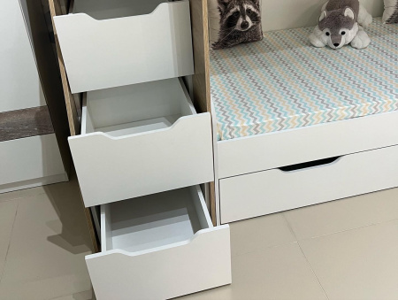 Кровать-чердак Лайт Лофт + кровать Лайт Лофт 190х90 от Династия Kids