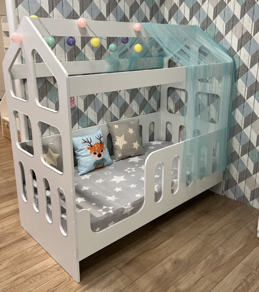 Кровать Манеж Домик 160х80 (без ящика)