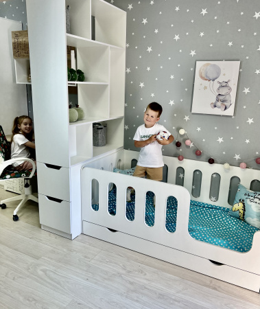 Кровать Сказка 160х80 с ящиком  от Династия Kids