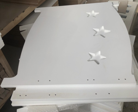 Кровать Эко-9 МДФ Звезда 160х80 правая/левая от Династия Kids