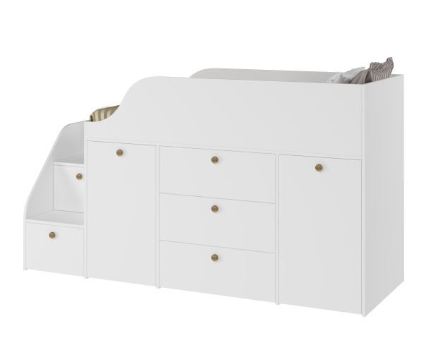 Кровать-чердак Хэппи-2 (цвета разные) 180х80