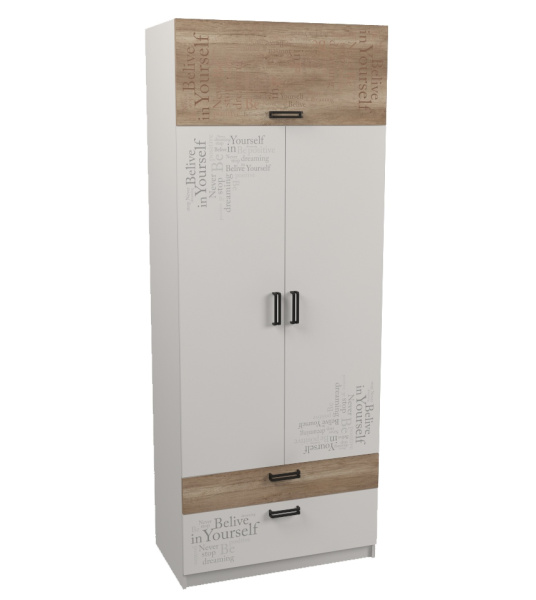 Шкаф коллекции Твой Стиль (с принтом) гл. 479 мм от Династия Kids